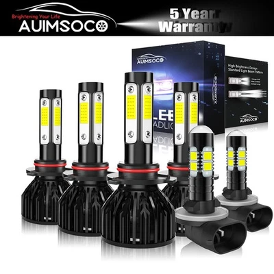 Faros LED 80000LM para camioneta GMC Sonoma 1998-2004 cabina 2/3/4 puertas 2,2 L 4,3 L Foto 1 de 4