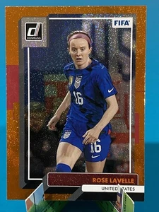 2022-23 Panini Donruss Orange Foil Holo Parallel #128 Rose Lavelle - USWNT - Foto 1 di 2
