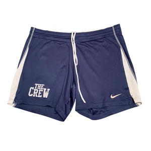 Nike The Crew Corto Medio Azul Dri Fit Swoosh Cintura Elástica Cordón Atlético - Imagen 1 de 3