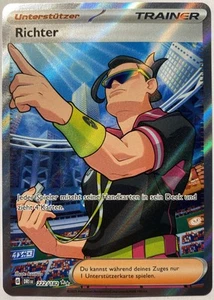 Pokemon Richter Deutsch 222/182 Ewige Rivalen Full Art Near Mint - Bild 1 von 2