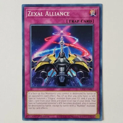 (3x) Zexal Alliance - LIOV-EN067 - NM/VLP - Common - 1st ed - Yugioh - Image 1 of 2