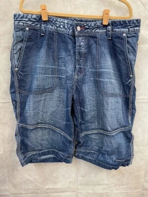 Pantalones Cortos de Jean H&M & Denim Clásicos Para Hombre Azul Talla 38 Foto 1 de 4