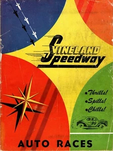 Rare April 1955 Vineland Speedway NJ First Race Ever Program Al Tasnady - Picture 1 of 4