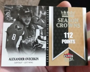 Alexander Ovechkin 2008-09 Fleer Ultra #SC3 temporada coronas 112 puntos - Imagen 1 de 7