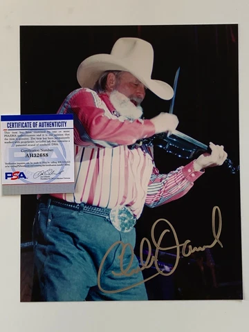 Charlie Daniels Country Music Signed Autograph 8 x 10 Photo PSA DNA *88 j2f1c Cover