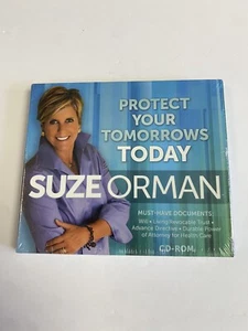 SUZE ORMAN Protect Your Tomorrows Today CD-ROM Must-Have Documents SEALED - Picture 1 of 2