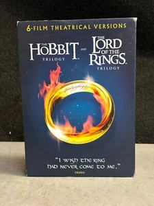 The Hobbit & Lord of the Rings Trilogy - 6 Film Theatrical Version DVD Set - Picture 1 of 6