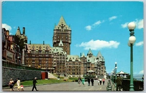 Postcard Quebec City Chateau Frontenac Hotel Dufferin Terrace - Picture 1 of 2
