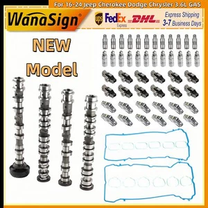 Camshaft Kit Rocker Arm Lifters For 16-24 Jeep Cherokee Dodge Chrysler 3.6L GAS - Picture 1 of 10