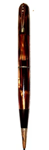 "WATERMAN'S...Made in Canada" 92V Bronze with Red Streaks Working Mech Pencil - Picture 1 of 22