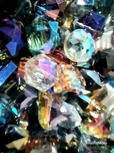 75 Pcs Large beads Crystal Bead Lot Faceted Transparent Glass Czech Style - Picture 1 of 14