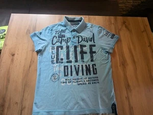 CAMP DAVID Polo Shirt Gr. M Hellblau wie NEU bekannt v. 🔉DSDS Dieter Bohlen 🏆 - Bild 1 von 3