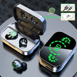 FRAZCOM Wireless Earbuds Bluetooth 5.3 Headphones Touch Control with Charger - Picture 1 of 9