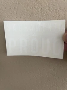 Sacramento Kings Vinyl Decal Sticker Sacramento Proud 3x5” - Picture 1 of 3
