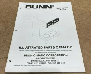 Bunn DUAL Coffee Maker Illustrated parts catalog - Picture 1 of 1