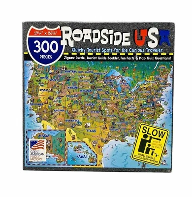 Geography Map Puzzle  Great American  Puzzle Factory 2003 - Image 1 of 4