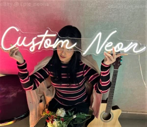 Custom LED Neon Sign Personalized Custom Neon Light Signs Acrylic Business Logo - Picture 1 of 11