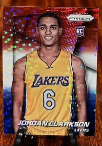 2014 Prizm Red White & Blue Prizm Pulsar Rookie Jazz RC #287 Jordan Clarkson - Picture 1 of 2