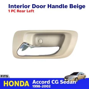 Interior Inner Door Handle Beige Rear LH Fits Honda Accord CG 4D SED 1998-02 E06 - Picture 1 of 6