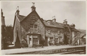 STATION HOTEL, ACHNASHEEN, RAILWAY - Ross & Cromarty Postcard JB White - Picture 1 of 2