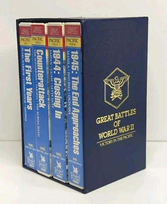 Readers Digest Great Battles of World War II, Victory In the Pacific VHS 4 Tapes - Image 1 of 4