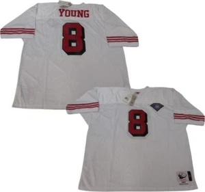 New 1994 Steve Young #8 49ers Mens 5XL 64 Mitchell & Ness AUTHENTIC Jersey $275 - Picture 1 of 12