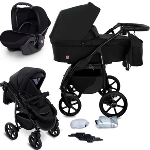 Boston GaGaDumi Travel System 3in1 Baby Pram Car seat Pushchair Stroller Buggy - Foto 1 di 23