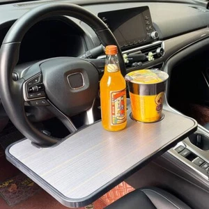 Universal Car Storage Rack Tray Car Steering Wheel Dining Table Car - Afbeelding 1 van 9