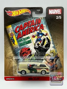 Hot Wheels Marvel Comics Pop Culture MBK Van 1:64 Diecast Real Riders NEW - Picture 1 of 6
