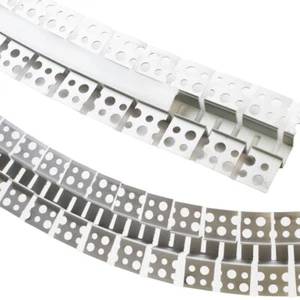 10ft Mud-in flexible Aluminum channel for LED Strip Light up to 12mm + Cover - Picture 1 of 10