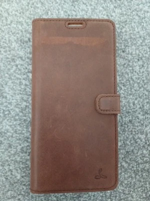 Snakehive Samsung Galaxy Note 20  Leather Wallet Case with Card Slots Brown  - Image 1 of 3