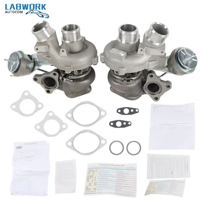 Left +Right Turbo Turbocharger For Ford F150 F-150 V6 3.5L Ecoboost 2013-15 2016 - Image 1 of 4