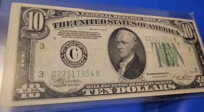 FR. 2007 C $10 1934-B Federal Reserve Note Philadelphia C-B Block - Image 1 of 3