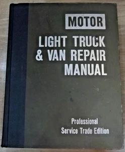 MOTOR LIGHT TRUCK & VAN REPAIR SERVICE SHOP MANUAL 1985 EDITION - Picture 1 of 5