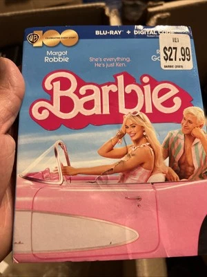 Barbie (Blu-Ray CASE ONLY) SLIPCOVER ONLY DIGITAL CODE INCLUDED ONLY !!NO DISC!! - Image 1 of 4