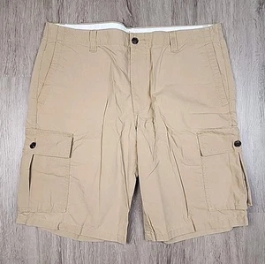 Docker's Men's Flat Front Cargo Shorts sz 36 Beige - Picture 1 of 11