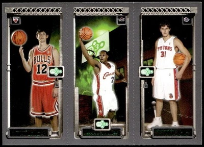 2003-04 Topps Matrix #117 / 111 / 112 Hinrich / LeBron James / Milicic Rookie E1 Foto 1 de 2