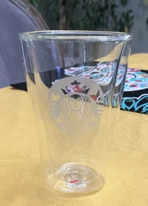 TEAVANA STARBUCKS 14oz BODUM DOPPELWANDIGE GLAS TASSE SIRENE GEÄTZT NICHT MEHR PRODUZIERT 2011 - Bild 1 von 5