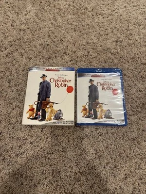 Christopher Robin (Blue-ray +DVD + Digital Code +Slipcover) New Sealed Fast Ship - Image 1 of 4