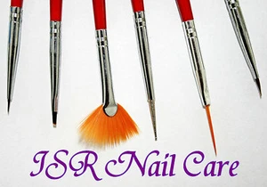 Nail Art Pinselset 6 Teilig UV Gelpinsel Dotting Fineliner Maniküre Gelmodelage - Bild 1 von 1