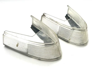 1956 1957 Lincoln Continental Mark II backup light lamp lens Pair FoMoCo - Picture 1 of 12