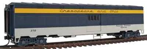 WALTHERS 932-4167 HO Chesapeake & Ohio #375 Troop Style Conversion Express Car - Picture 1 of 3
