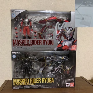 SH Figuarts Kamen Rider Ryuki Dragreder & Ryuga Dragblacker Figure "Excellent" - Picture 1 of 13