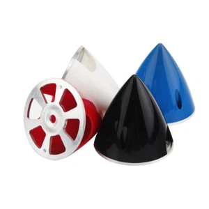 1pc 2.5"/63.50mm Plastic Prop Spinner blac w/ Aluminum Plate For RC Aircraft - Picture 1 of 9