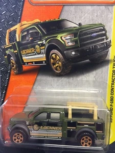 1:64 Matchbox '15 Ford F150 Contractor Truck - Picture 1 of 2