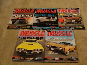 (5) 2014 Hemmings Muscle Machines Magazines Torino Cutlass Trans Am 66 Chevy II - Picture 1 of 6