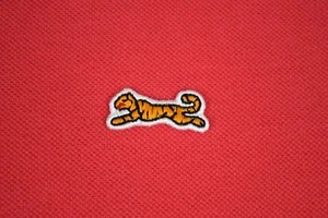 Vintage Le TIGRE Shirt Size XS/S 70s 80s Watermelon Orange Tiger Cobain Special - Picture 1 of 10