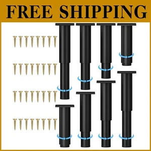 Heavy-Duty Adjustable Furniture Legs 5.12-9.45 Inch – Perfect for Sofas & Tables - Picture 1 of 10