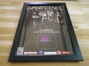 EVANESCENCE - What you want - PUB ORIGINALE ENCADREE !! ORIG ADVERT FRAMED - Imagen 1 de 3