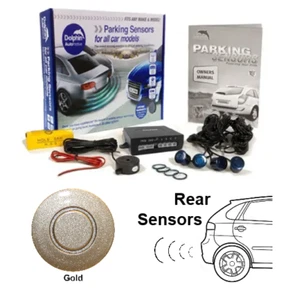Dolphin DPS400 Rear Parking Reversing Sensors Audio, Beeping Only - Gold - Picture 1 of 11